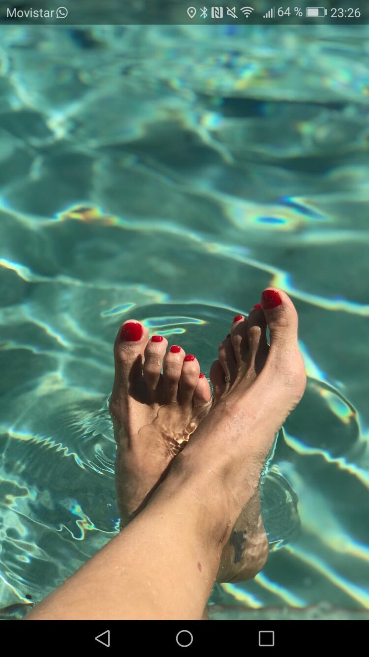 amaya valdemoro feet