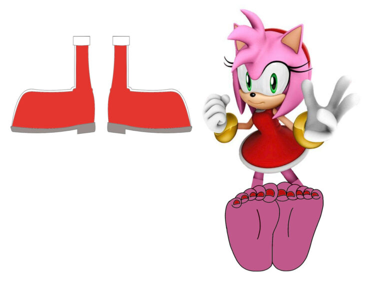 amy rose feet 4