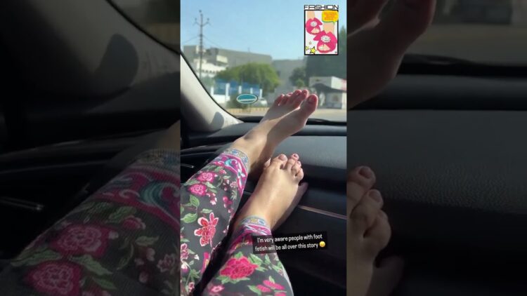 anushae khan feet