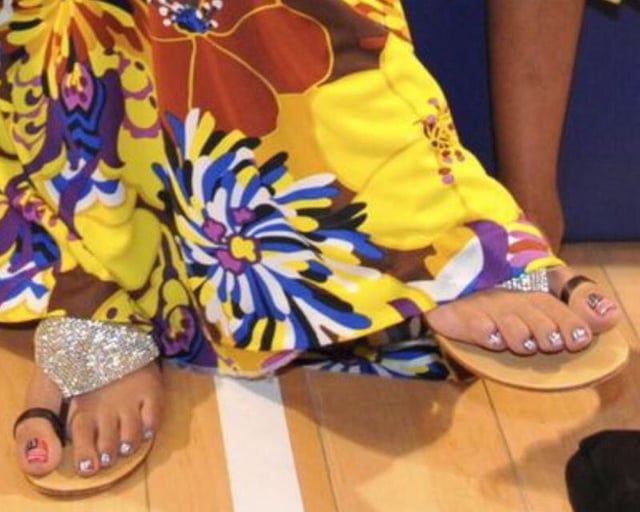 vanessa bryant feet